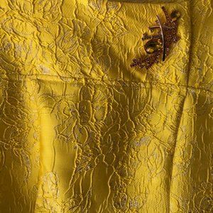 Lily &Taylor New York  Size 18 dress - Yellow & Silver